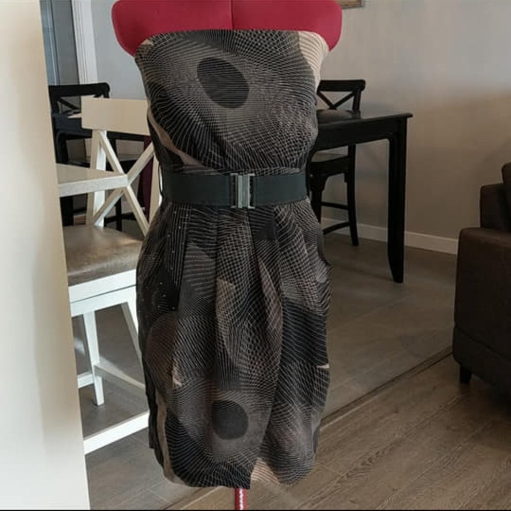 DEPT size M strapless dress